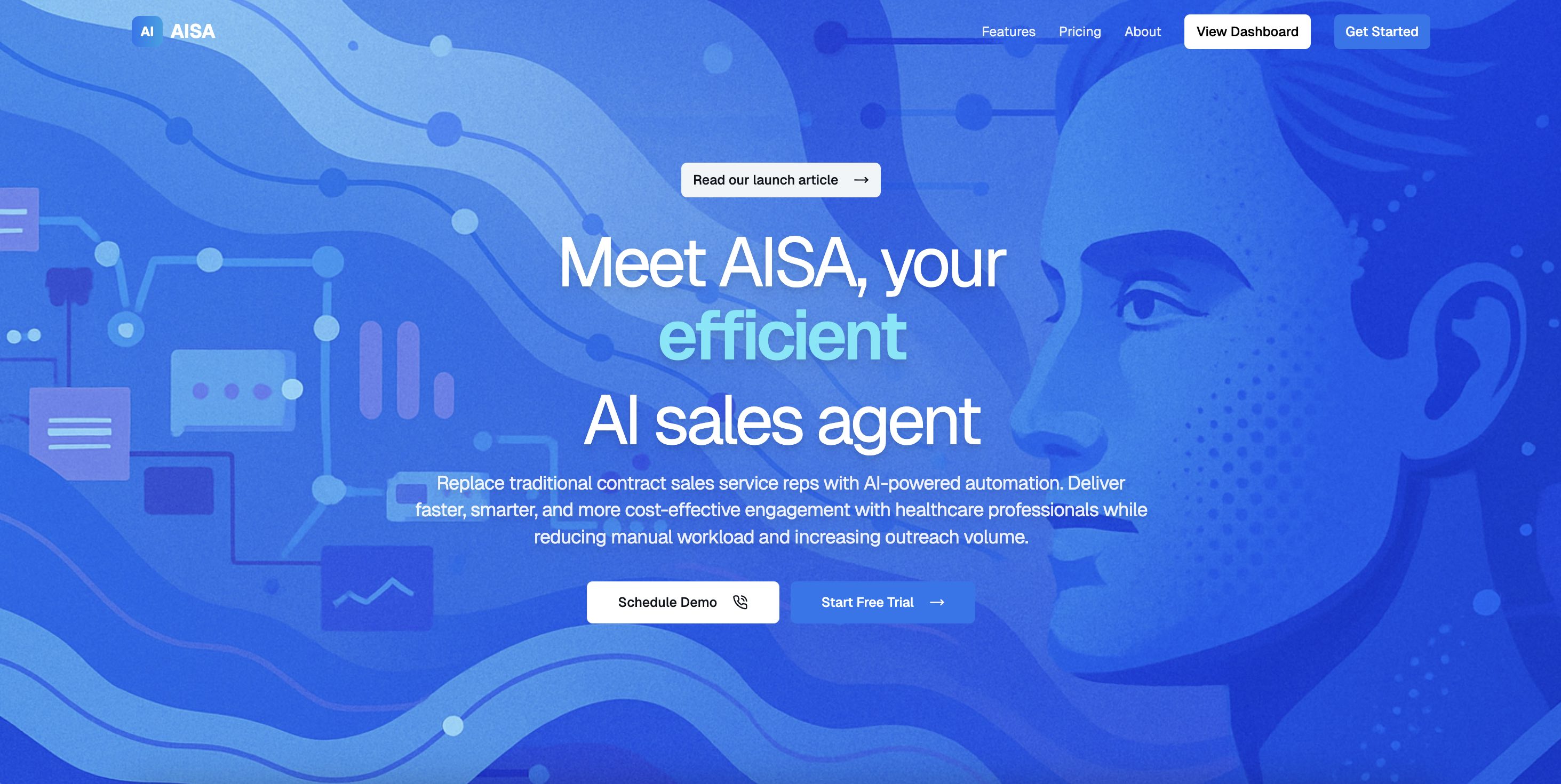 AISA AI Sales Agent Dashboard